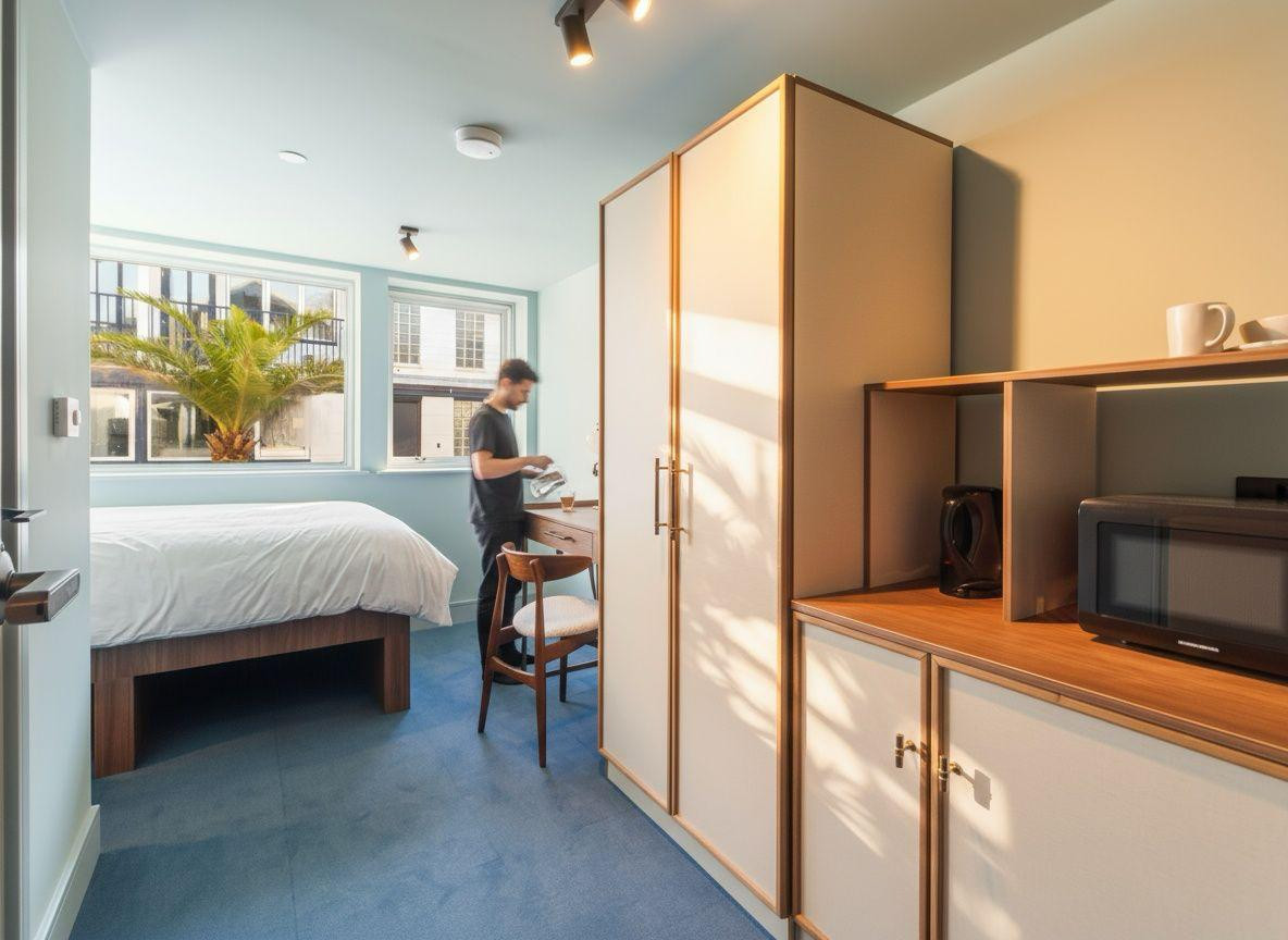 Stylish co-living studio in Southall, West London